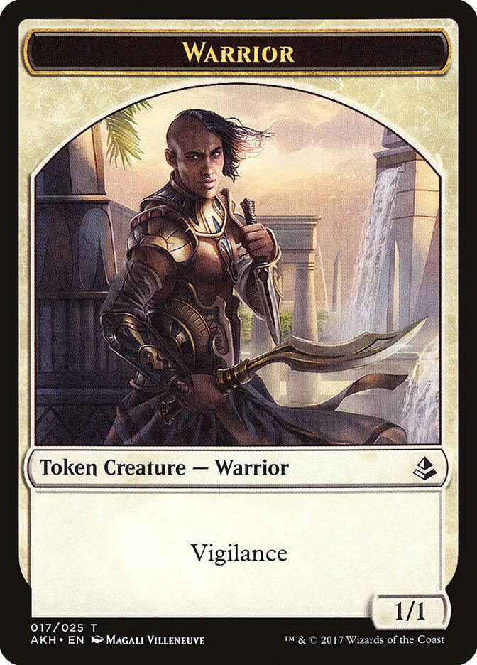 Snake // Warrior Double-Sided Token [Hour of Devastation Tokens] - Trinity Hobby