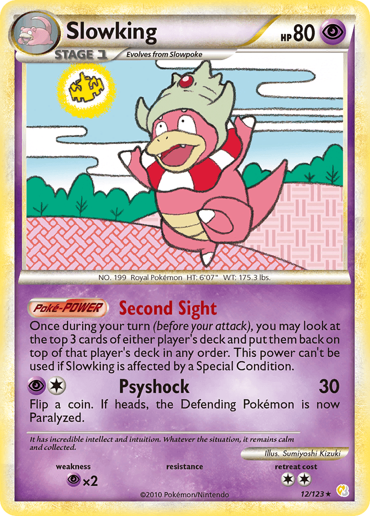 Slowking (12/123) [HeartGold & SoulSilver: Base Set] - Trinity Hobby