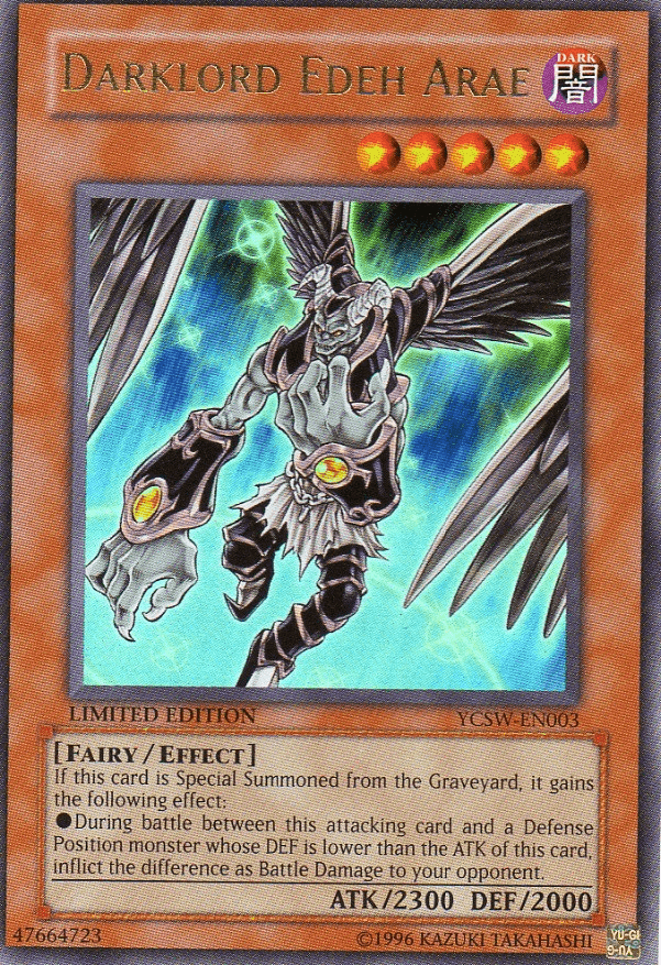 Darklord Edeh Arae [YCSW-EN003] Ultra Rare - Trinity Hobby