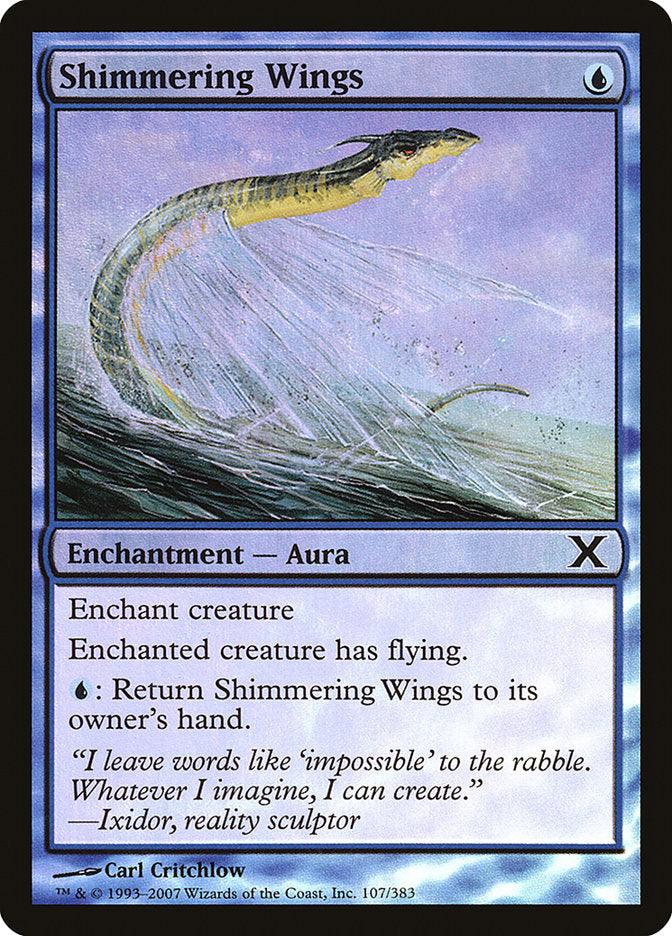 Shimmering Wings (Premium Foil) [Tenth Edition] - Trinity Hobby