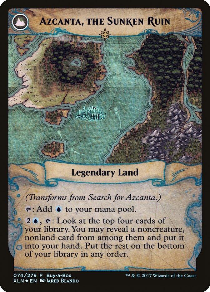 Search for Azcanta // Azcanta, the Sunken Ruin (Buy-A-Box) [Ixalan Treasure Chest] - Trinity Hobby