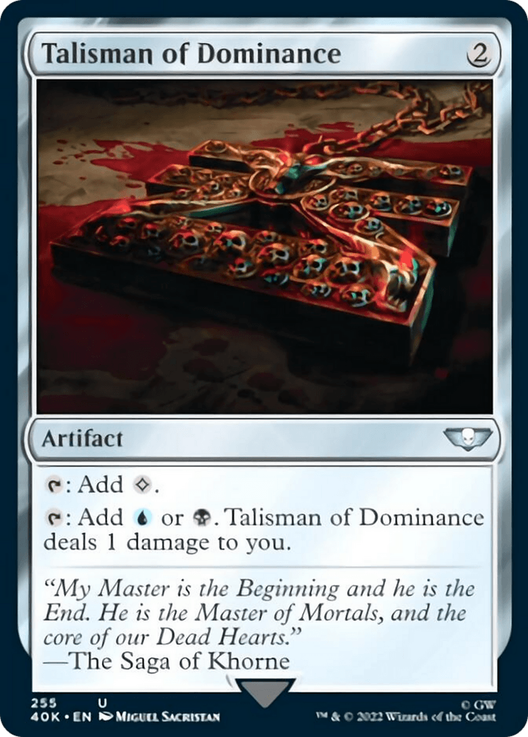 Talisman of Dominance (255) (Surge Foil) [Warhammer 40,000] - Trinity Hobby