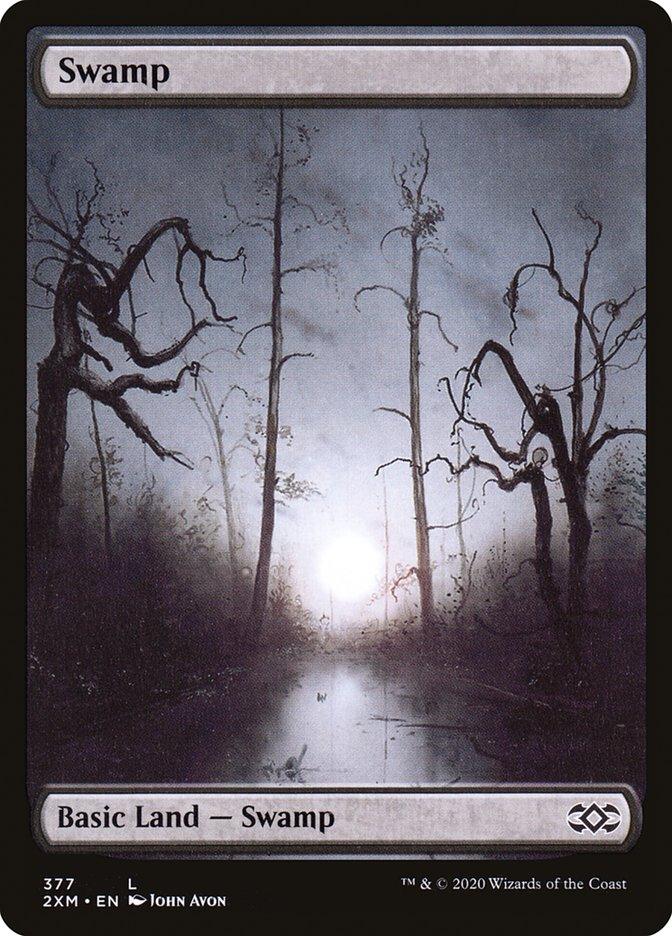 Swamp (377) [Double Masters] - Trinity Hobby