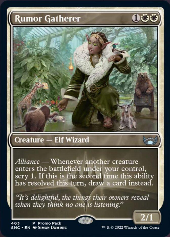 Rumor Gatherer (Promo Pack) [Streets of New Capenna] - Trinity Hobby
