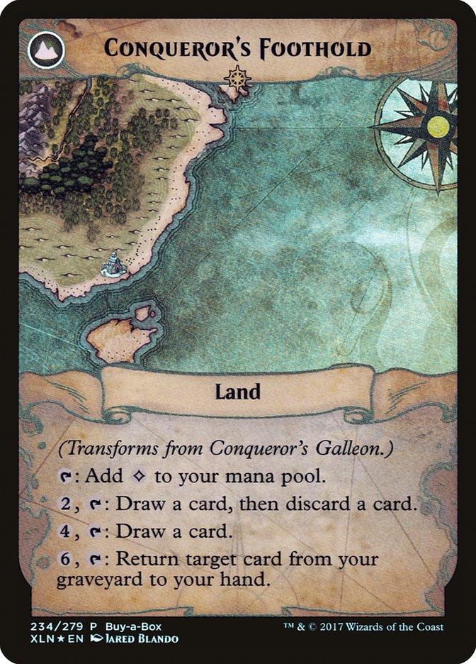 Conqueror's Galleon // Conqueror's Foothold (Buy-A-Box) [Ixalan Treasure Chest] - Trinity Hobby