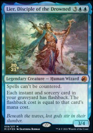 Lier, Disciple of the Drowned [Innistrad: Midnight Hunt Prerelease Promos] - Trinity Hobby