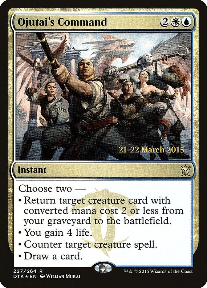 Ojutai's Command [Dragons of Tarkir Prerelease Promos] - Trinity Hobby