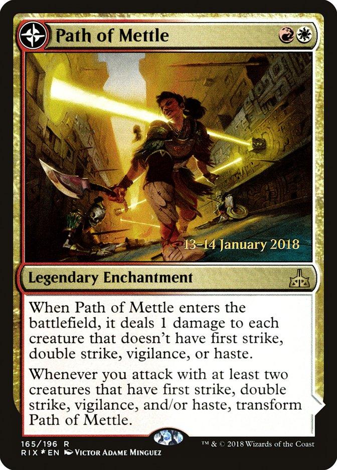 Path of Mettle // Metzali, Tower of Triumph [Rivals of Ixalan Prerelease Promos] - Trinity Hobby