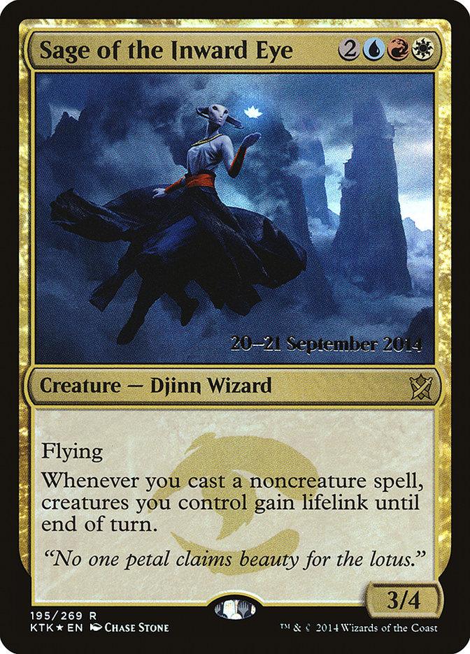 Sage of the Inward Eye [Khans of Tarkir Prerelease Promos] - Trinity Hobby
