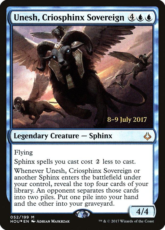 Unesh, Criosphinx Sovereign [Hour of Devastation Prerelease Promos] - Trinity Hobby