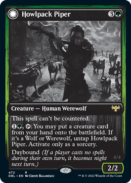 Howlpack Piper // Wildsong Howler [Innistrad: Double Feature] - Trinity Hobby