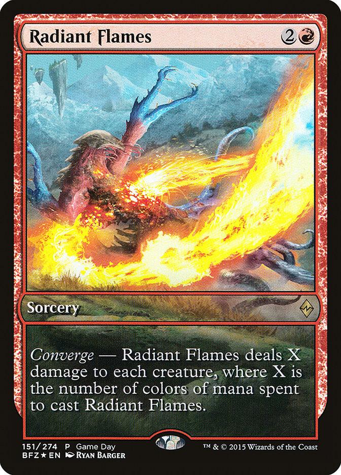 Radiant Flames (Game Day) [Battle for Zendikar Promos] - Trinity Hobby