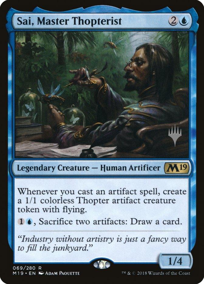 Sai, Master Thopterist (Promo Pack) [Core Set 2019 Promos] - Trinity Hobby