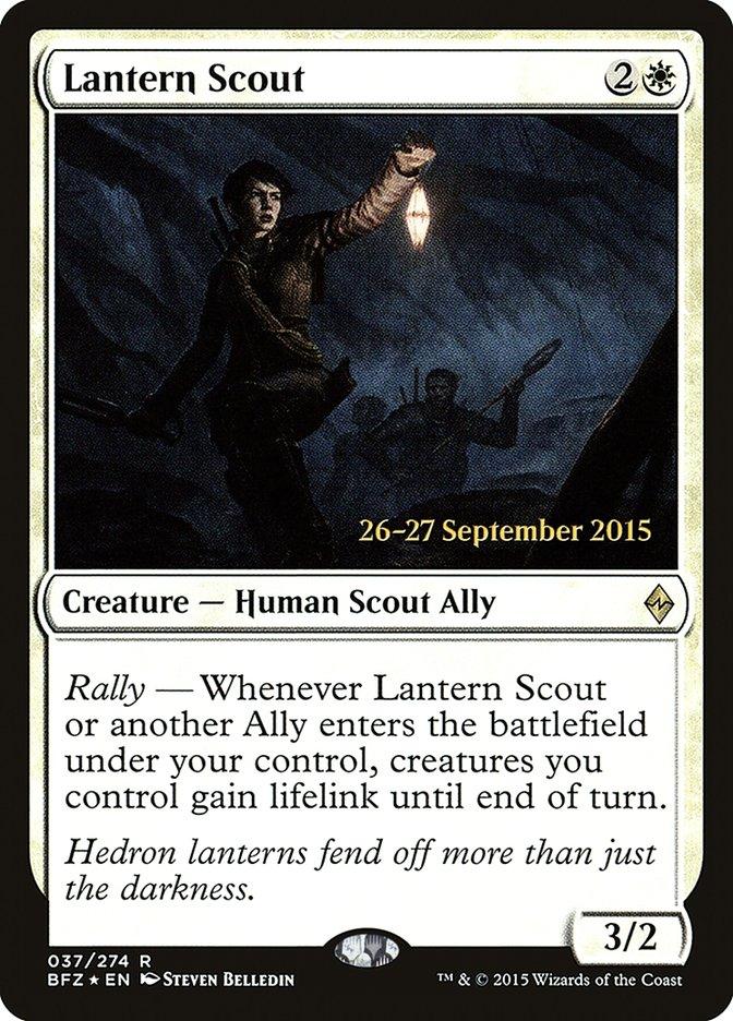 Lantern Scout [Battle for Zendikar Prerelease Promos] - Trinity Hobby