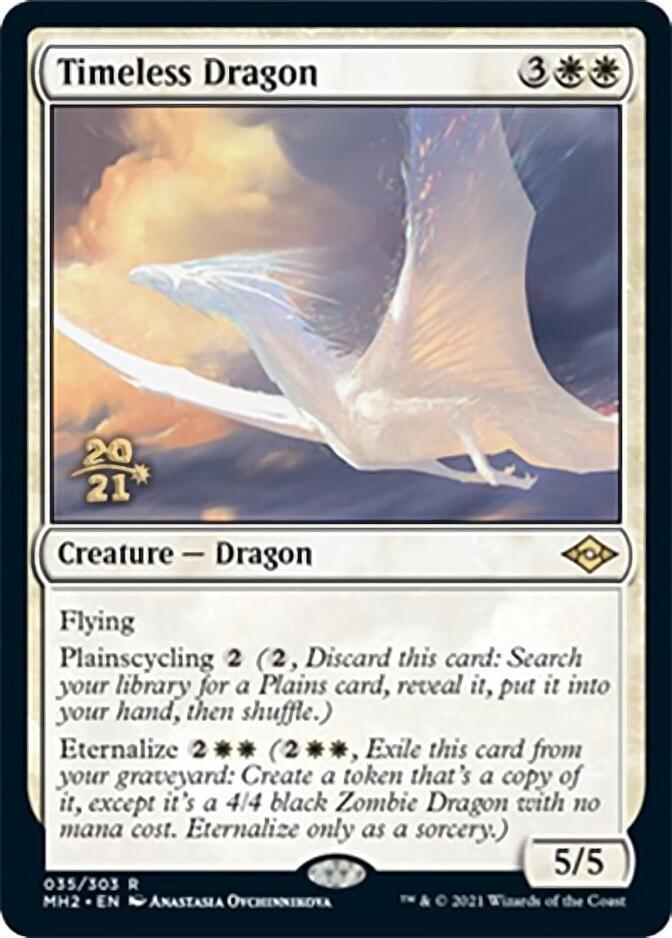 Timeless Dragon [Modern Horizons 2 Prerelease Promos] - Trinity Hobby