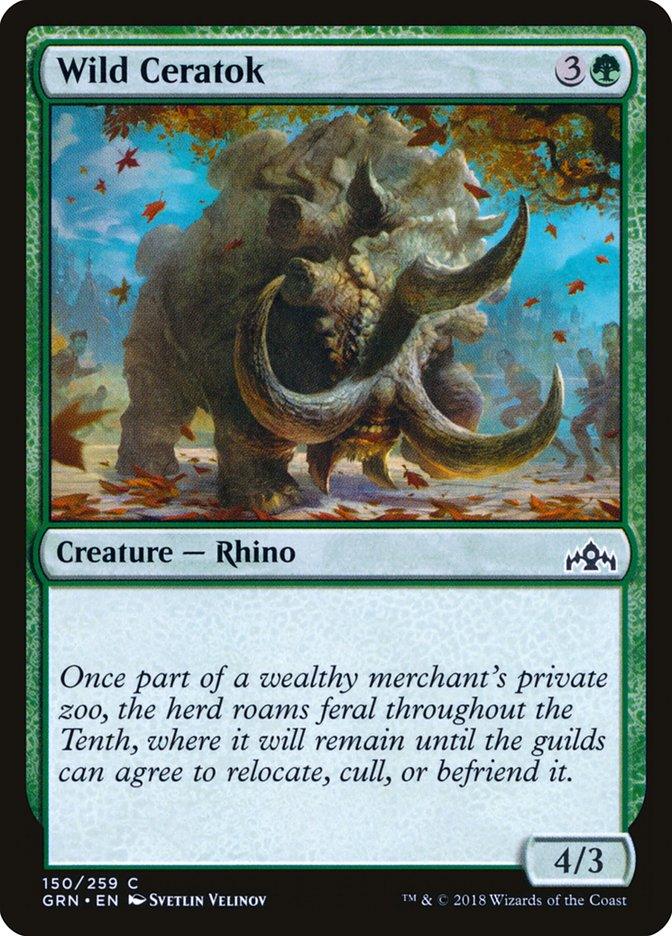 Wild Ceratok [Guilds of Ravnica] - Trinity Hobby