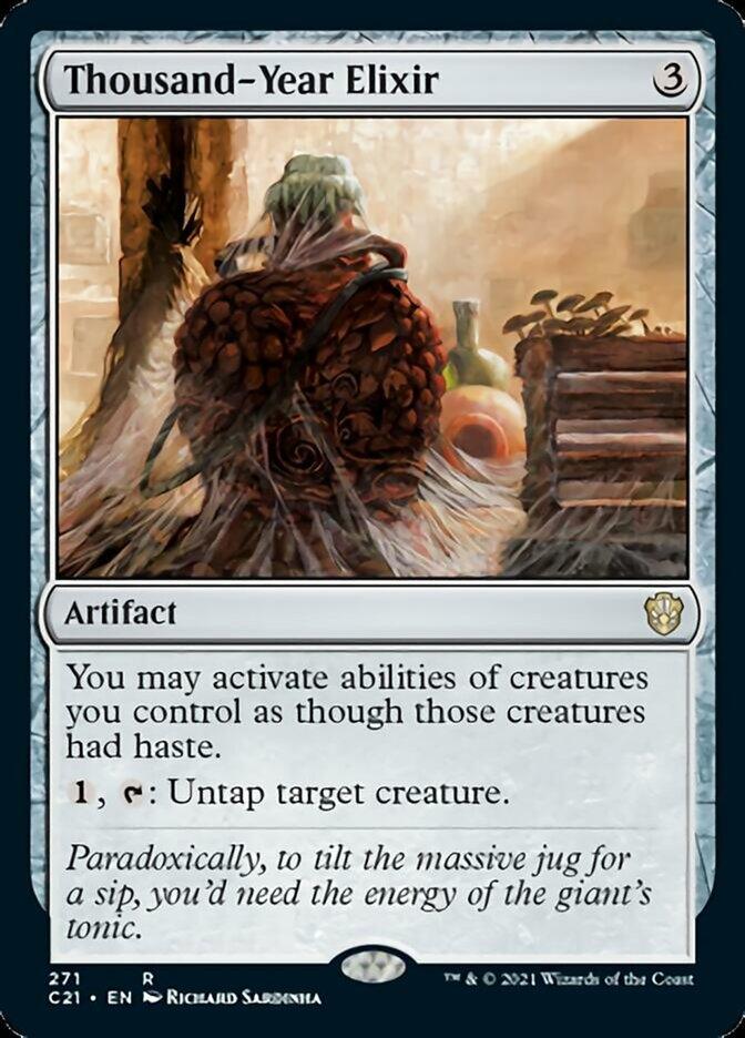 Thousand-Year Elixir [Commander 2021] - Trinity Hobby
