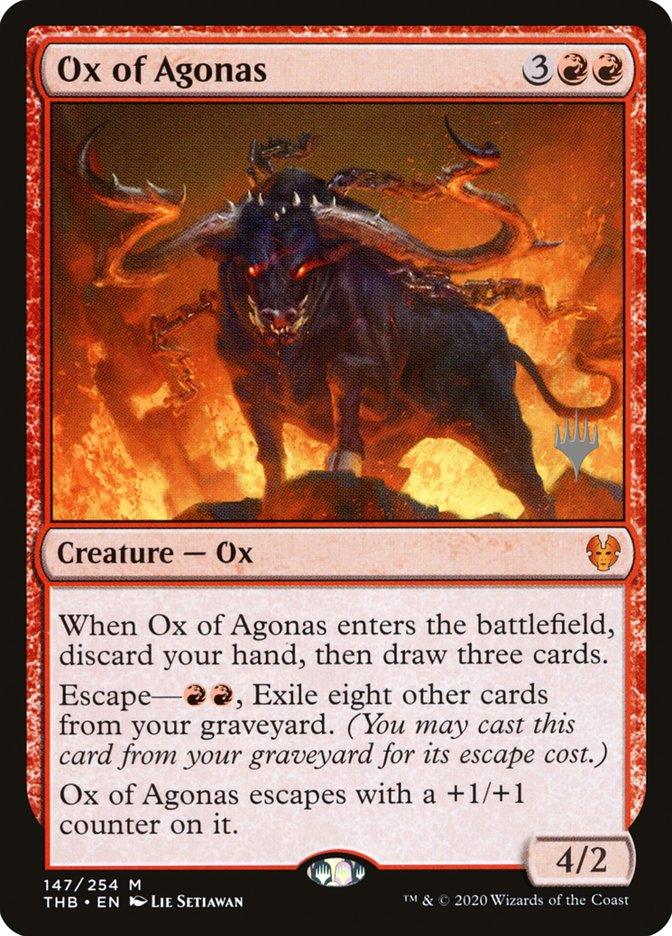 Ox of Agonas (Promo Pack) [Theros Beyond Death Promos] - Trinity Hobby