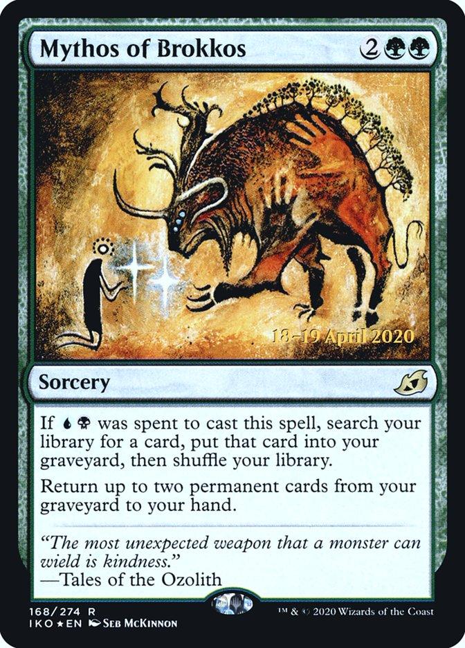 Mythos of Brokkos [Ikoria: Lair of Behemoths Prerelease Promos] - Trinity Hobby