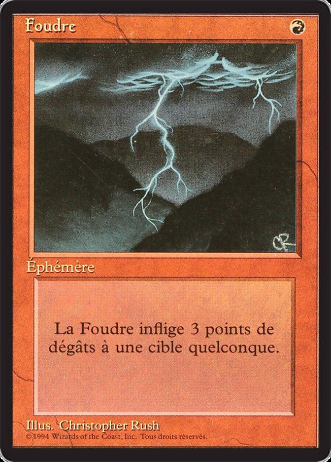 Lightning Bolt [Foreign Black Border] - Trinity Hobby