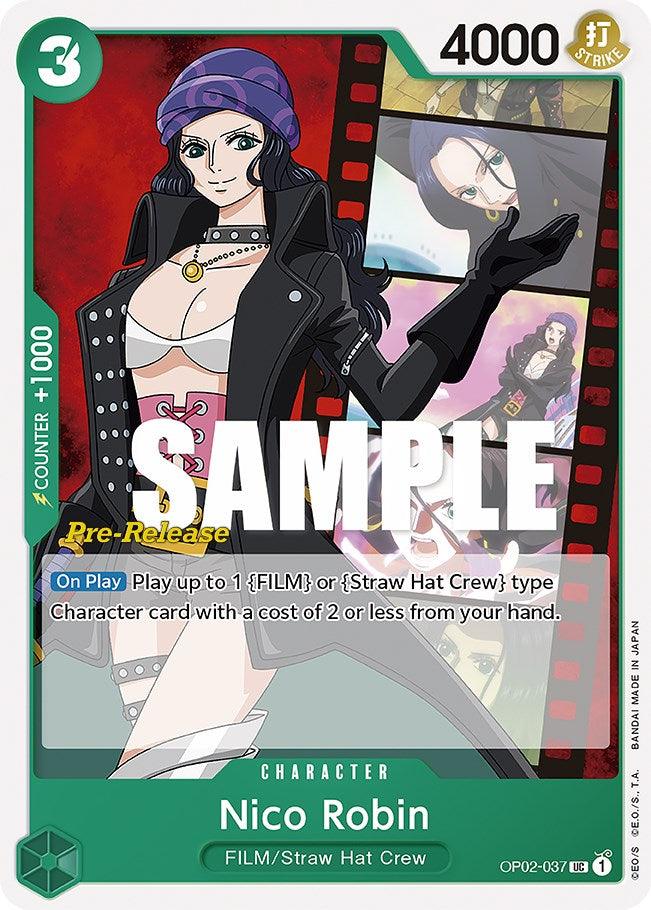 Nico Robin [Paramount War Pre-Release Cards] - Trinity Hobby