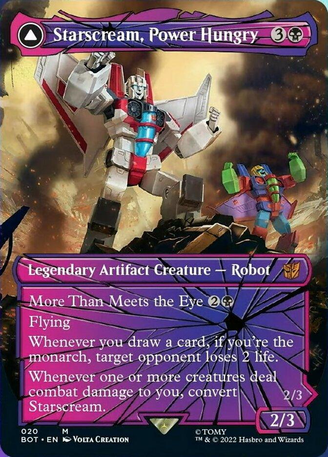 Starscream, Power Hungry // Starscream, Seeker Leader (Shattered Glass) [Transformers] - Trinity Hobby