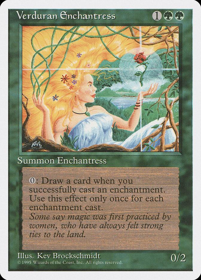 Verduran Enchantress [Fourth Edition] - Trinity Hobby