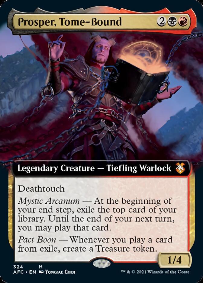 Prosper, Tome-Bound (Extended Art) [Dungeons & Dragons: Adventures in the Forgotten Realms Commander] - Trinity Hobby