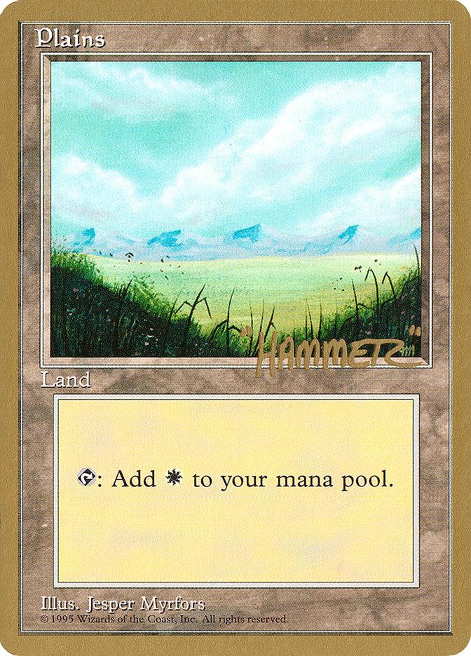 Plains (shr366) (Shawn "Hammer" Regnier) [Pro Tour Collector Set] - Trinity Hobby