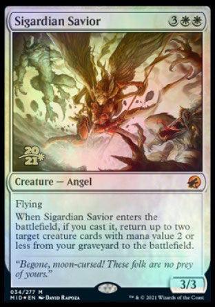Sigardian Savior [Innistrad: Midnight Hunt Prerelease Promos] - Trinity Hobby