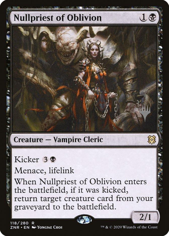 Nullpriest of Oblivion (Promo Pack) [Zendikar Rising Promos] - Trinity Hobby
