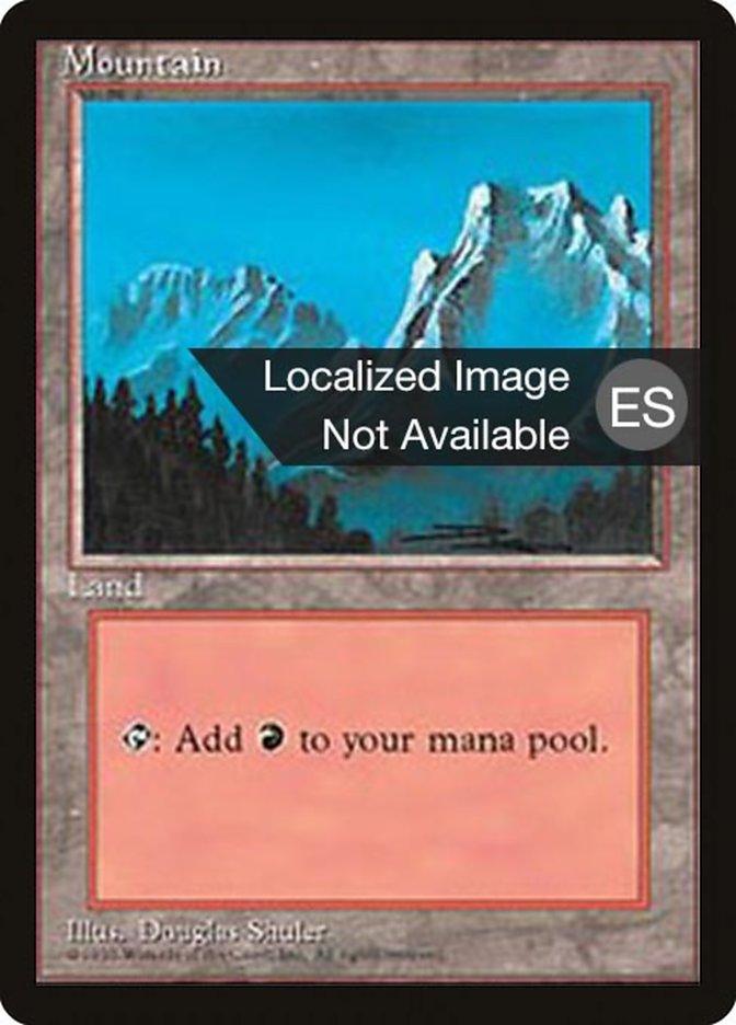 Mountain (B) [Fourth Edition (Foreign Black Border)] - Trinity Hobby