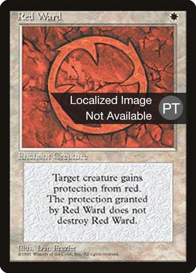 Red Ward [Fourth Edition (Foreign Black Border)] - Trinity Hobby