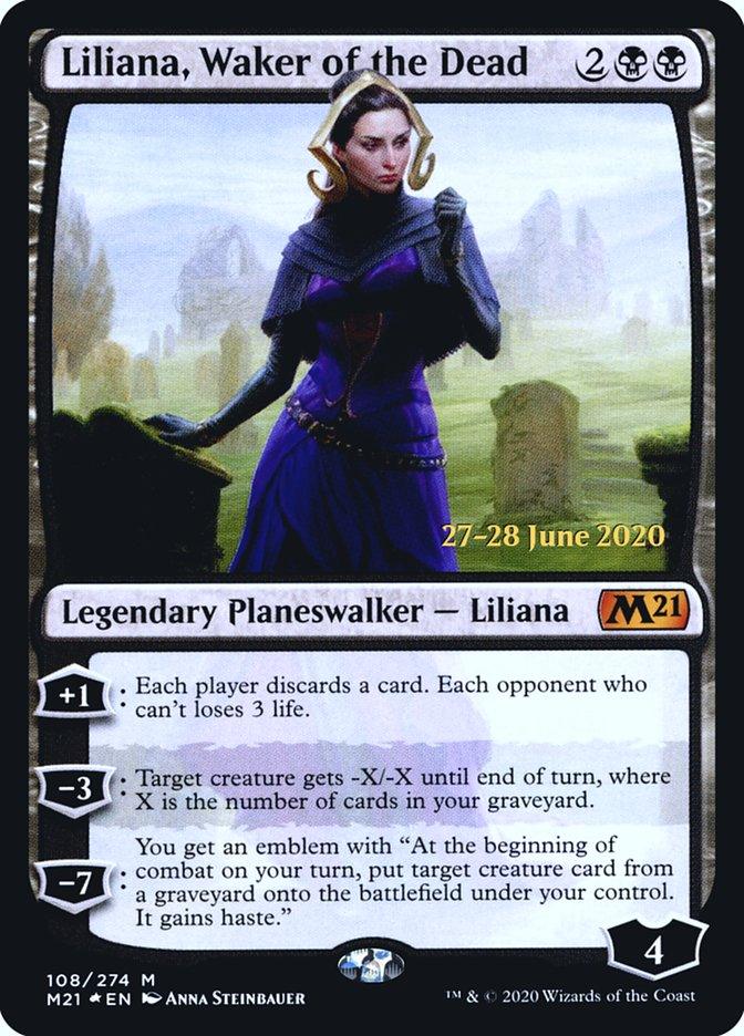 Liliana, Waker of the Dead [Core Set 2021 Prerelease Promos] - Trinity Hobby