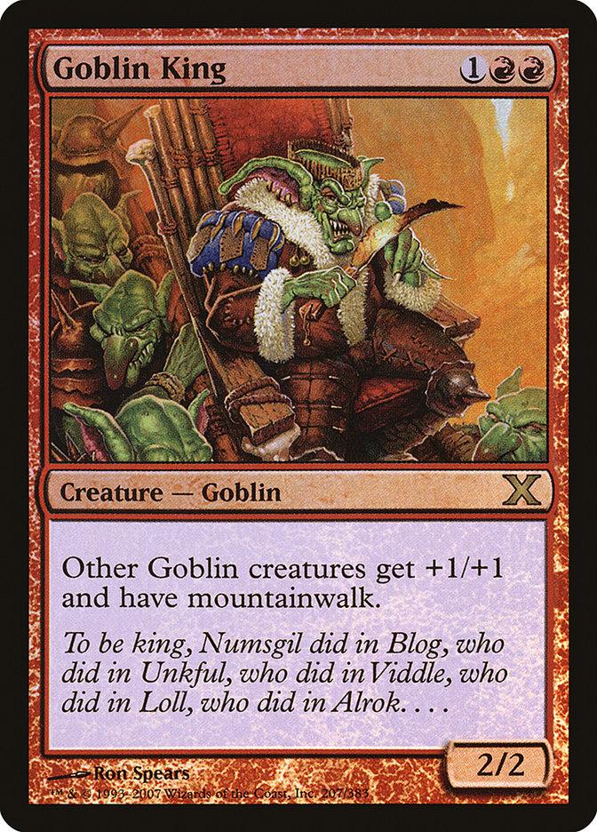 Goblin King (Premium Foil) [Tenth Edition] - Trinity Hobby