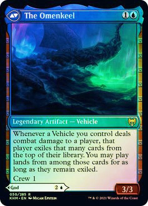 Cosima, God of the Voyage // The Omenkeel [Kaldheim Prerelease Promos] - Trinity Hobby