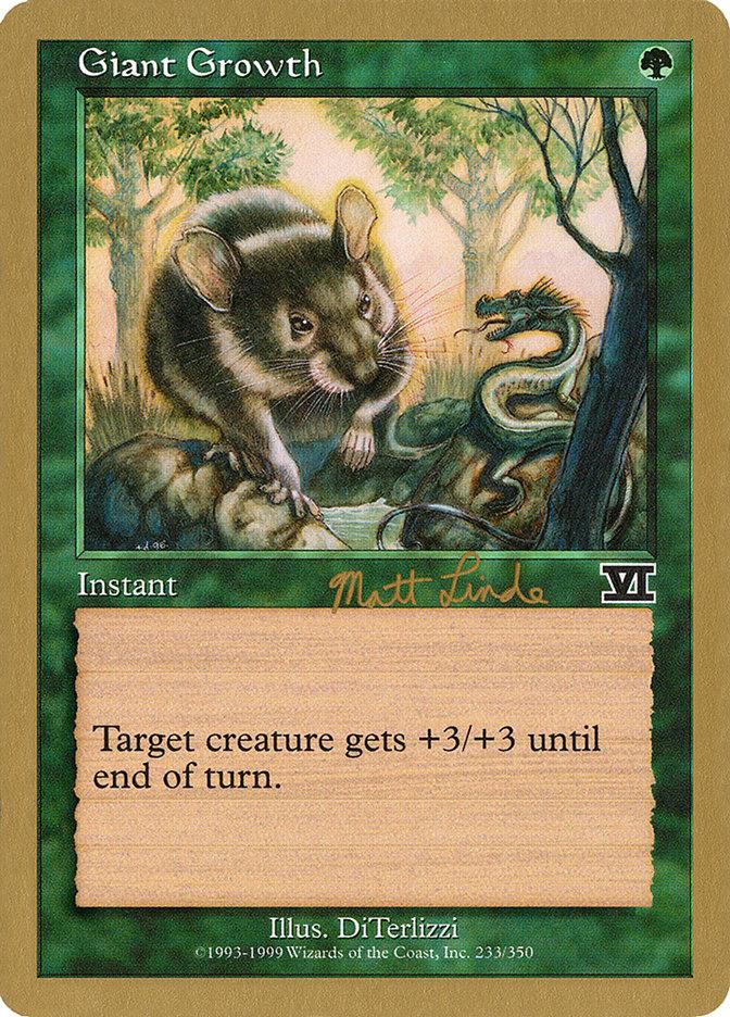 Giant Growth (Matt Linde) [World Championship Decks 1999] - Trinity Hobby