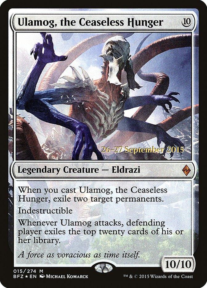 Ulamog, the Ceaseless Hunger [Battle for Zendikar Prerelease Promos] - Trinity Hobby