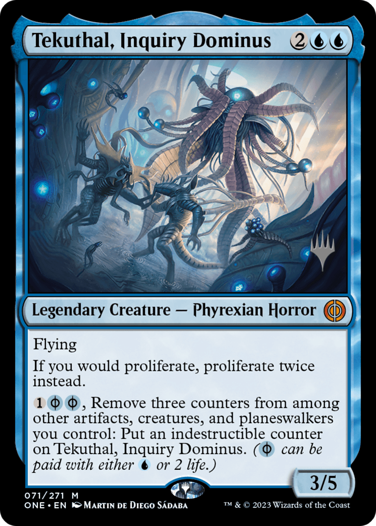 Tekuthal, Inquiry Dominus (Promo Pack) [Phyrexia: All Will Be One Promos] - Trinity Hobby