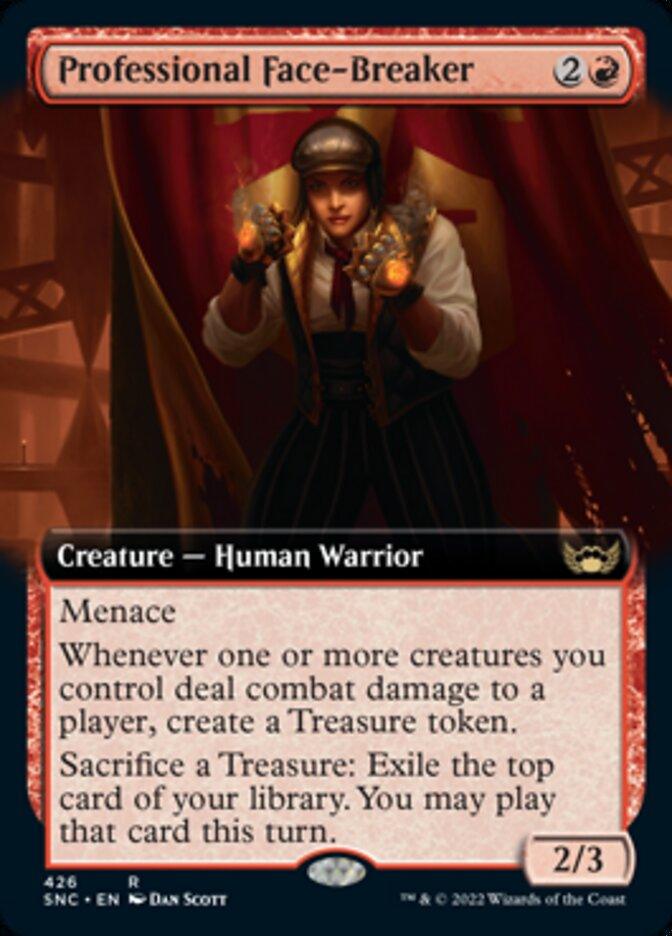 Professional Face-Breaker (Extended Art) [Streets of New Capenna] - Trinity Hobby