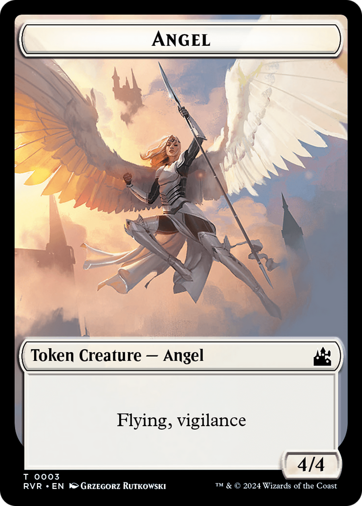 Angel Token (0003) [Ravnica Remastered Tokens] - Trinity Hobby