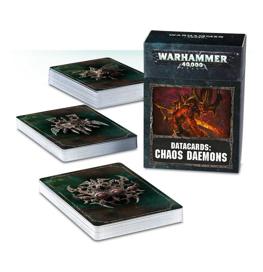 Warhammer 40k DATACARDS: CHAOS DAEMONS - Trinity Hobby