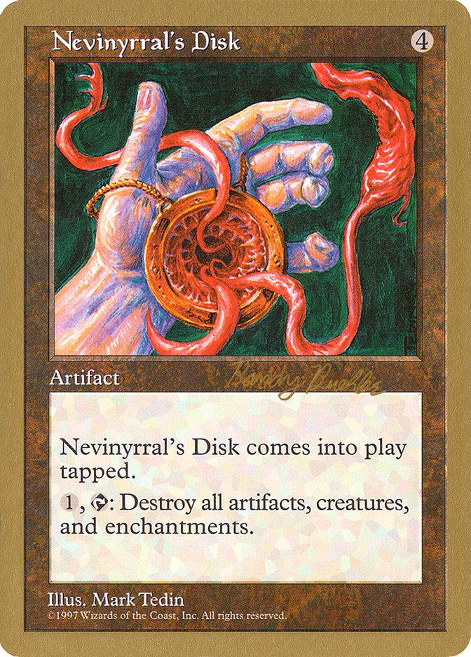 Nevinyrral's Disk (Randy Buehler) [World Championship Decks 1998] - Trinity Hobby