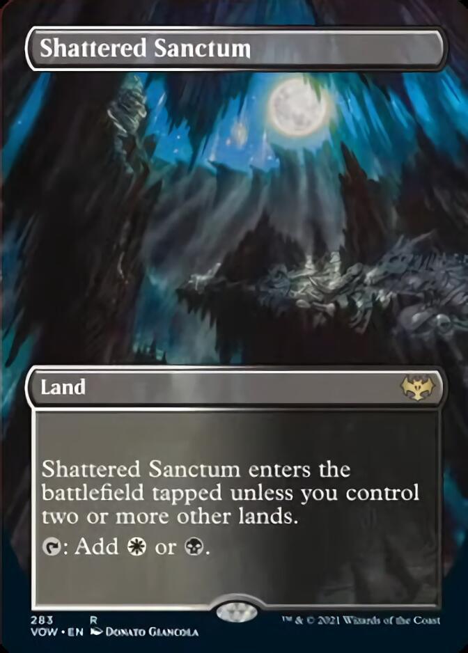 Shattered Sanctum (Borderless Alternate Art) [Innistrad: Crimson Vow] - Trinity Hobby