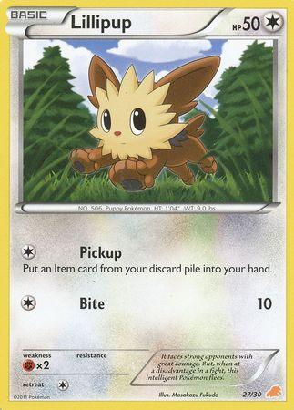 Lillipup (27/30) [Black & White: Trainer Kit - Excadrill] - Trinity Hobby