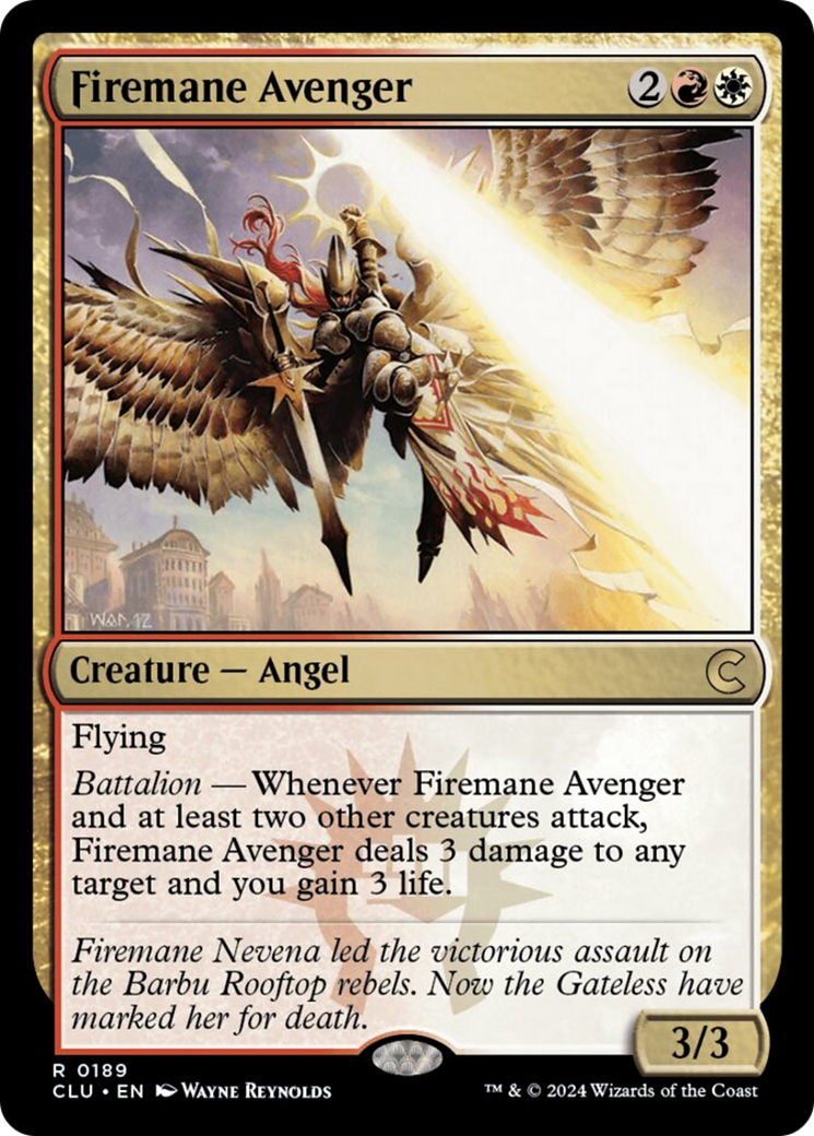 Firemane Avenger [Ravnica: Clue Edition] - Trinity Hobby