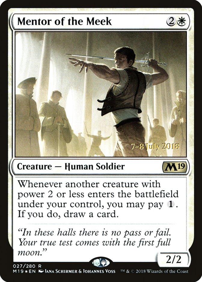 Mentor of the Meek [Core Set 2019 Prerelease Promos] - Trinity Hobby