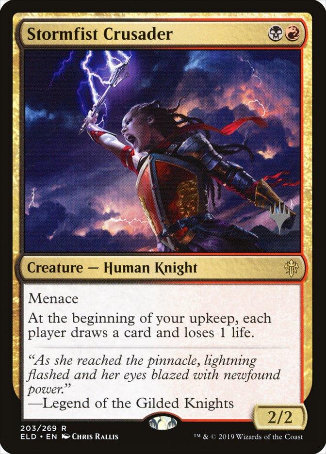Stormfist Crusader (Promo Pack) [Throne of Eldraine Promos] - Trinity Hobby