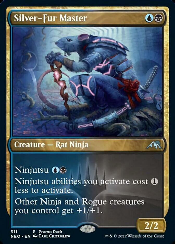 Silver-Fur Master (Promo Pack) [Kamigawa: Neon Dynasty Promos] - Trinity Hobby