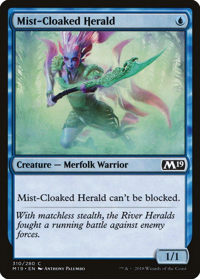 Mist-Cloaked Herald [Core Set 2019] - Trinity Hobby